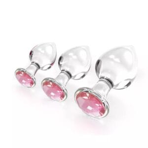Plug anal cristal