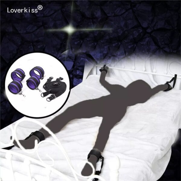 Bondage cama/antifaz