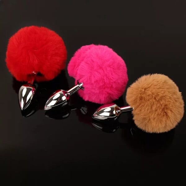 Plug anal cola de conejo