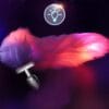 Plug anal cola de zorro LED