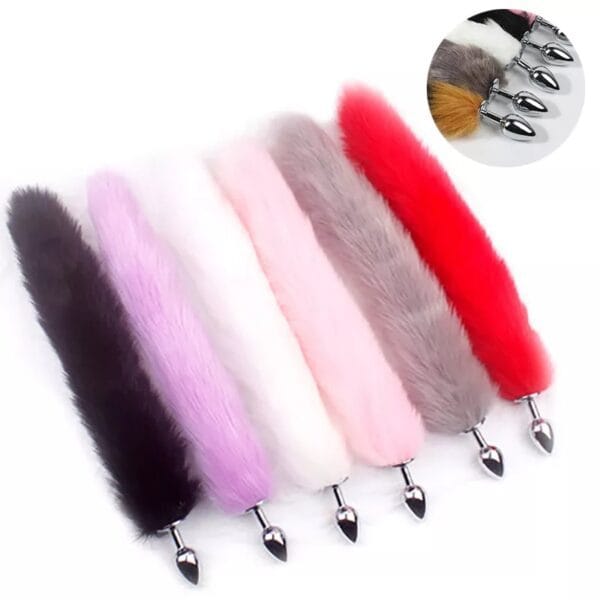 Plug anal cola de zorro