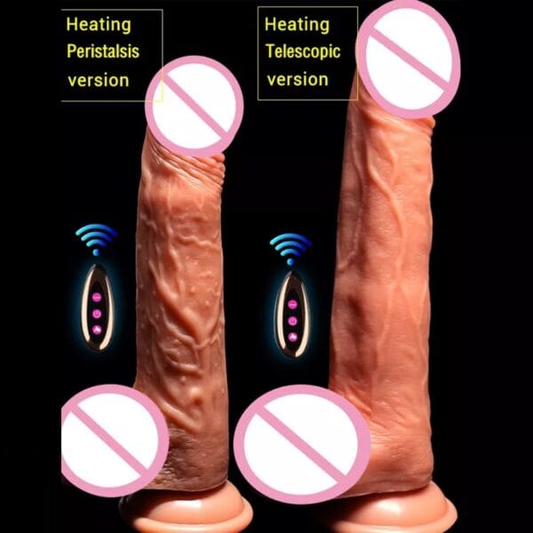 Dildo vibrador a control