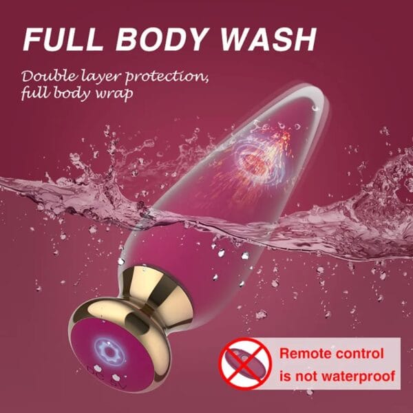 Plug anal con vibracion