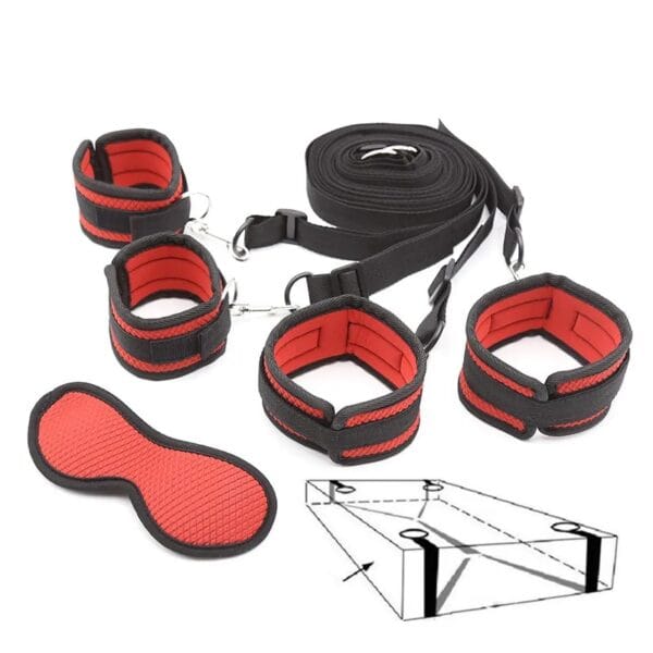 Bondage cama/antifaz
