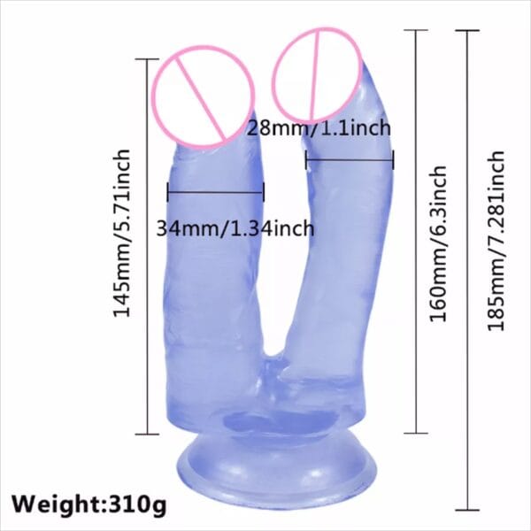 Dildo doble penetración