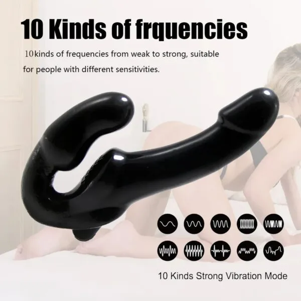 Doble dildo lésbico