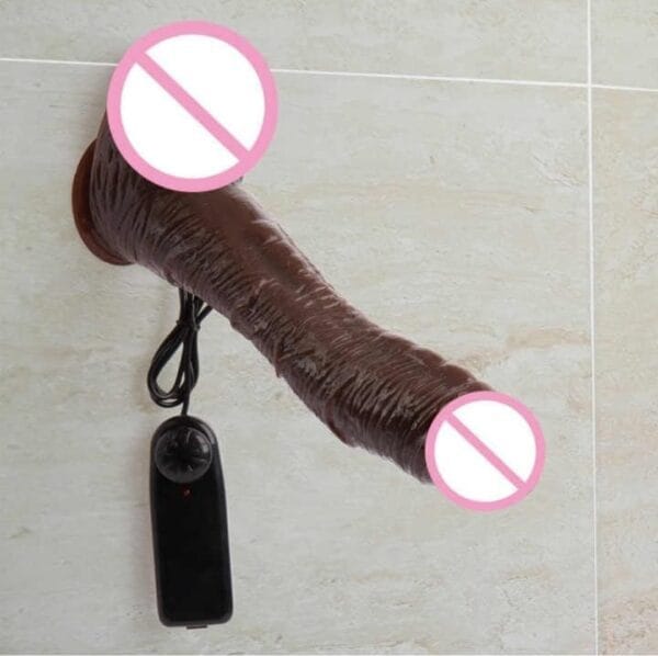 Dildo vibrador brown
