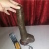 Dildo vibrador brown