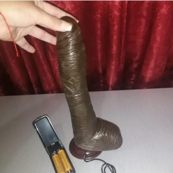 Dildo vibrador brown
