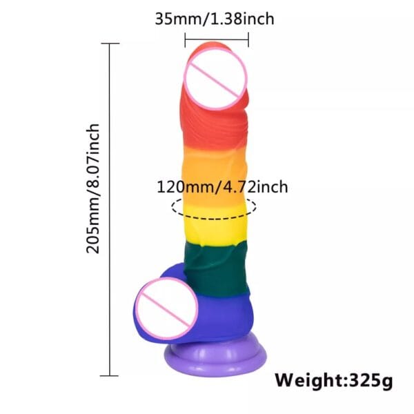 Dildo G - arco iris