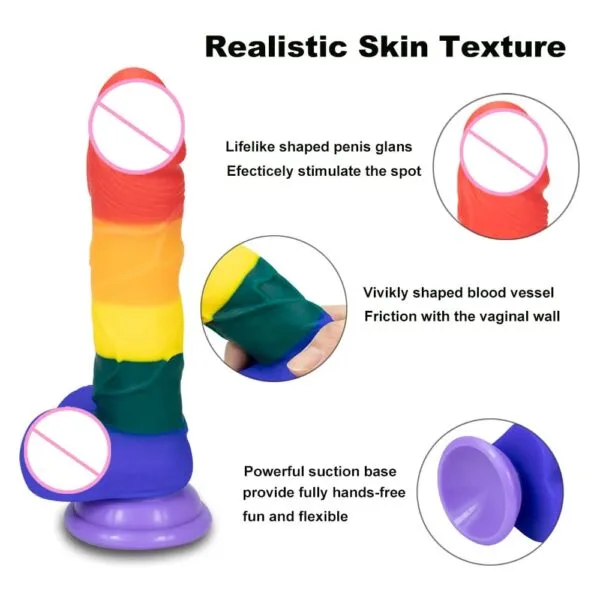 Dildo G - arco iris