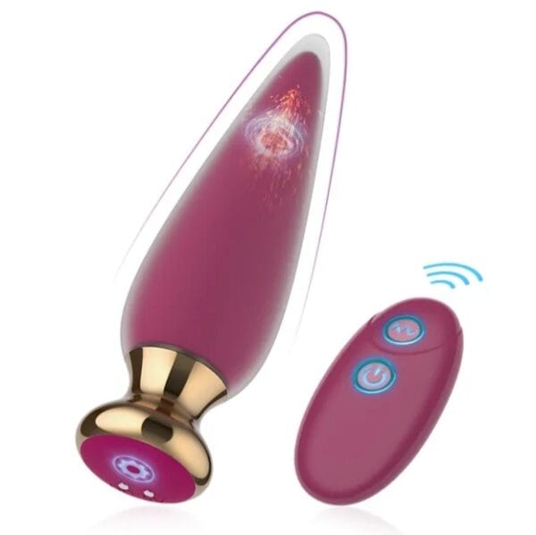 Plug anal con vibracion