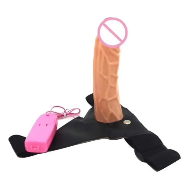 Arnés+dildo vibrador
