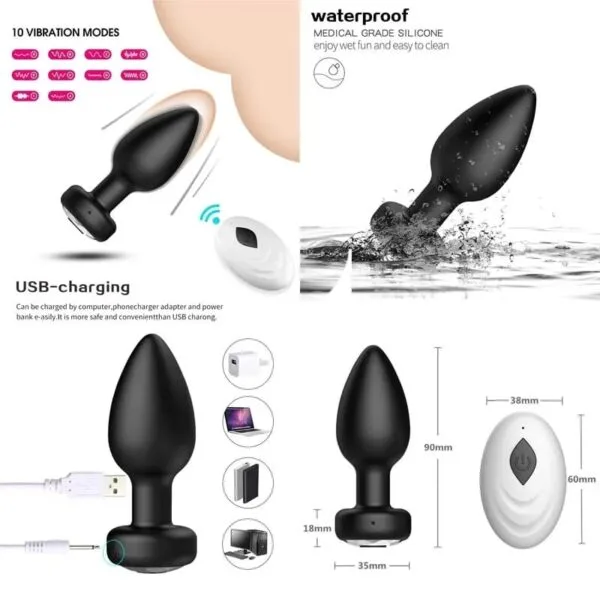 Plug anal con control