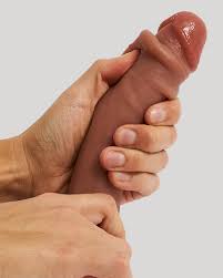 Dildo prepucio deslizable