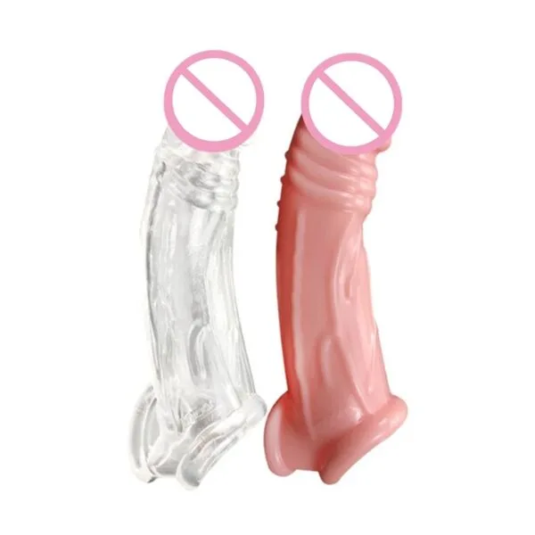 Funda extensora transparente/rosada