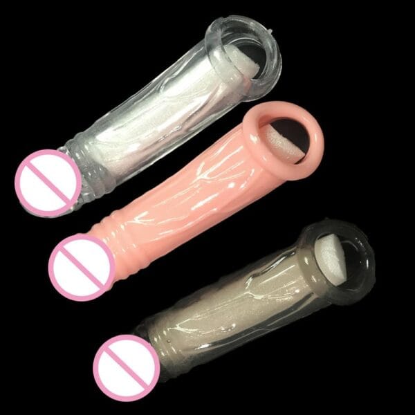 Funda extensora transparente/rosada