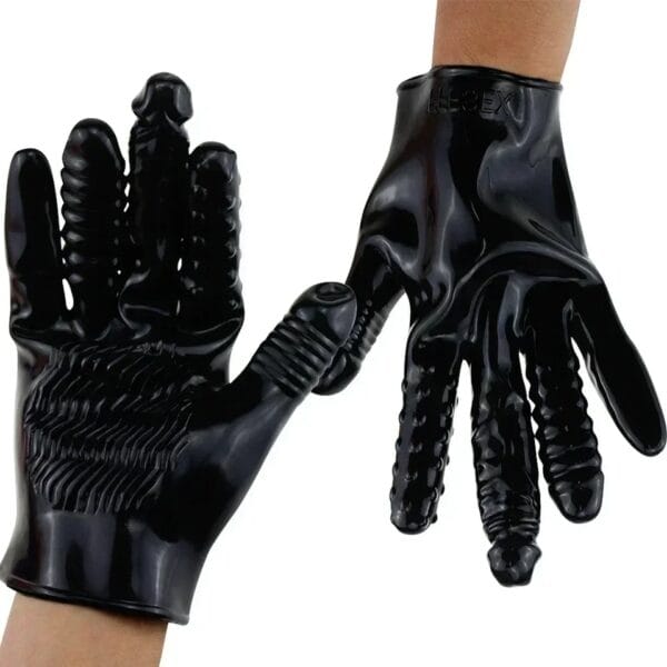 Guante texturizado con vibración