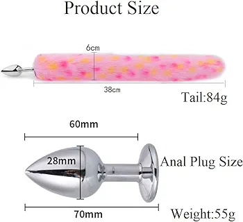 Plug anal cola de zorro
