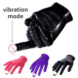 Guante texturizado con vibración