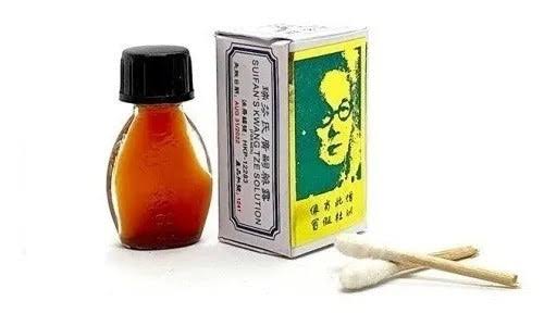 Brocha china. Retardante con hisopos.