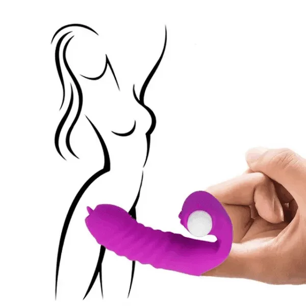Licking aspas dedo