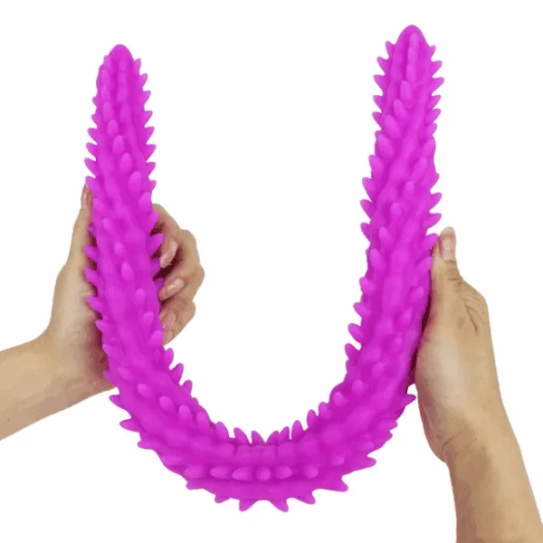 Dildo doble texturizado