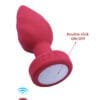 Plug anal luz led con control remoto