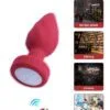 Plug anal luz led con control remoto