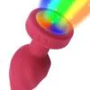 Plug anal luz led con control remoto