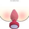 Plug anal luz led con control remoto