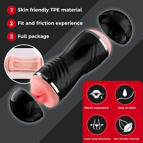 Copa masturbadora doble