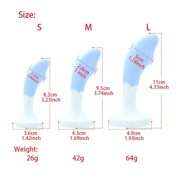 Plug Anal Curvo con Joya