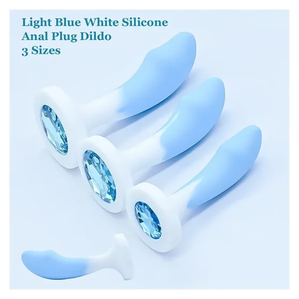 Plug Anal Curvo con Joya