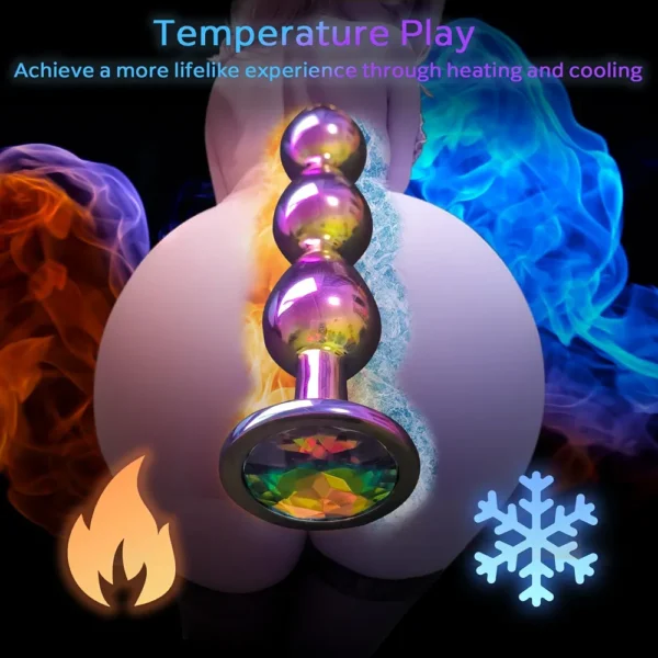 Set de Plugs Anales Metálicos Arcoíris