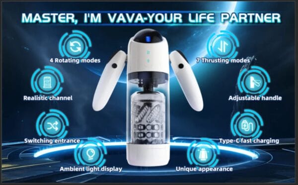 Masturbador Masculino Automático (Megabot)