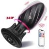 Plug Anal Vibrador Rotatorio 360°