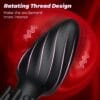 Plug Anal Vibrador Rotatorio 360°