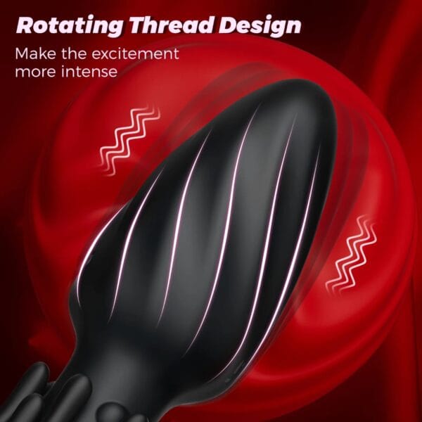 Plug Anal Vibrador Rotatorio 360°