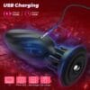 Plug Anal Vibrador Rotatorio 360°