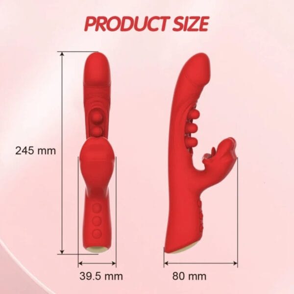 Vibrador Rabbit RED 4