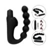 Vibrador anal con perlas flexibles